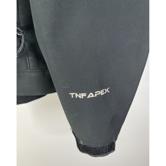 The North Face Jacket Mens Size L Black Zip Pleated Coat with Fleece Lining Apex - Picture 2 of 9